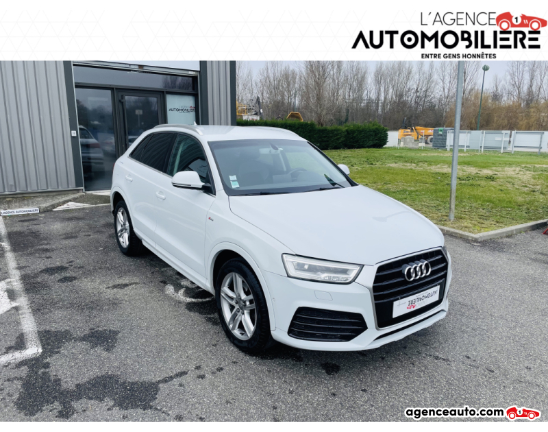 Achat voiture occasion, Auto occasion pas cher | Agence Auto Audi Q3 2.0 TDI Quattro S line 184CV ENTRETIEN AUDI Blanc Année 2015 Automatique Diesel