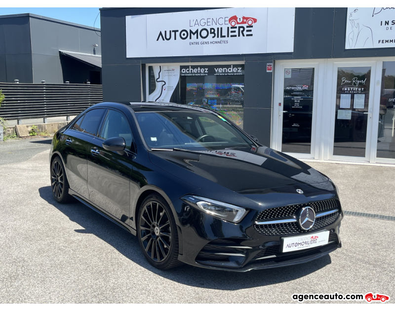 Aankoop Gebruikte Auto, Goedkope Gebruikte Auto | Agence Auto Mercedes Classe A IV Berline 200 163 ch AMG LINE 7G-DCT PACK PREMIUM PLUS Zwart Jaar 2020 Automatische auto Benzine
