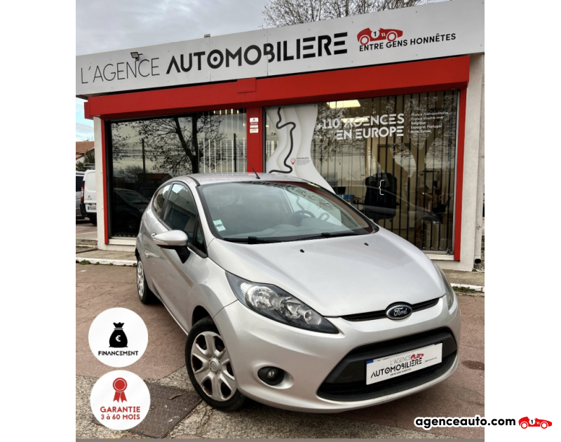 Achat voiture occasion, Auto occasion pas cher | Agence Auto Ford Fiesta 3 portes  Fiesta 1.25 82 Trend Argent Année 2010 Manuelle Essence