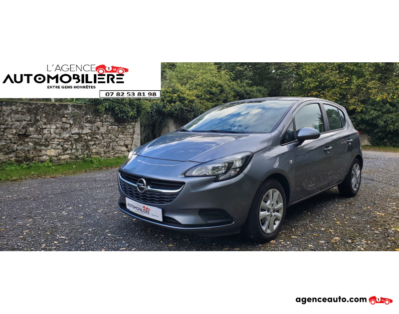 Achat voiture occasion, Auto occasion pas cher | Agence Auto Opel Corsa 1.4 i 16v 90 Enjoy S/S Gris Année 2018 Manuelle Essence
