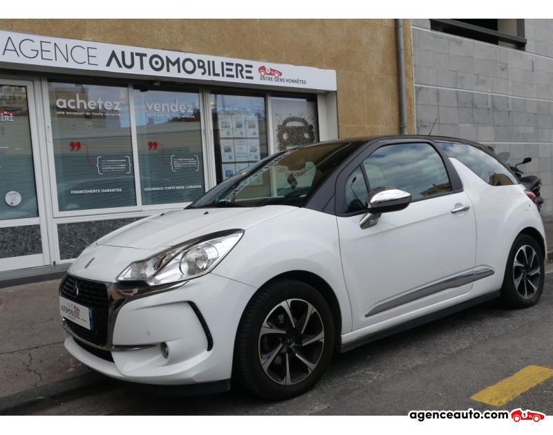 Achat voiture occasion, Auto occasion pas cher | Agence Auto Citroen DS3 (2) 1.6 BLUEHDI 100 S&S CONNECTED CHIC MANUEL Blanc Année 2018 Manuelle Diesel