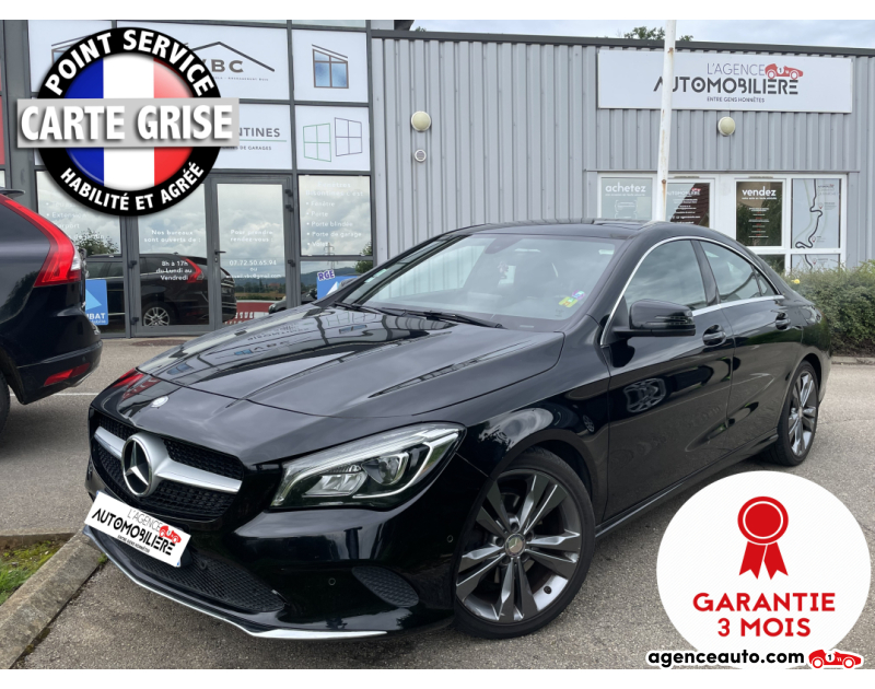 Achat voiture occasion, Auto occasion pas cher | Agence Auto Mercedes Classe CLA Coupé Phase 2 200 CDi 2.1 CDI 7G-DCT 136 cv sensation Boîte auto *****GARANTIE 3 MOIS***** Noir Année 2016 Automatique Diesel