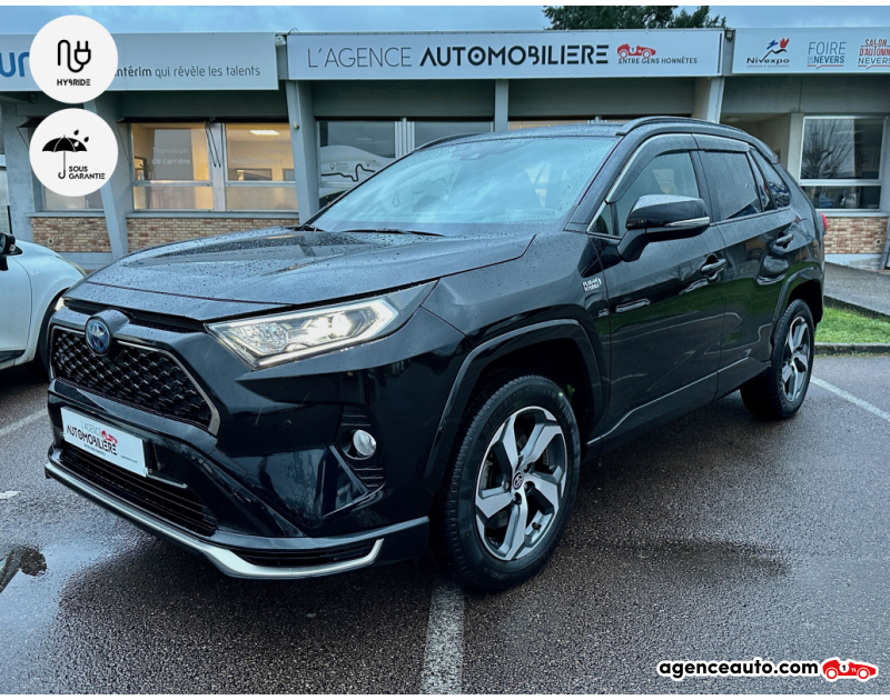 Achat voiture occasion, Auto occasion pas cher | Agence Auto Toyota RAV4 2.5 L Hybride Rechargeable 306ch Design Business AWD Noir Année 2020 Automatique Hybride