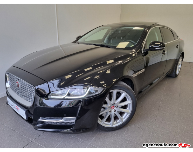 Achat voiture occasion, Auto occasion pas cher | Agence Auto Jaguar XJ 3.0D V6 301CH PORTFOLIO EMPATTEMENT LONG Noir Année 2016 Automatique Diesel