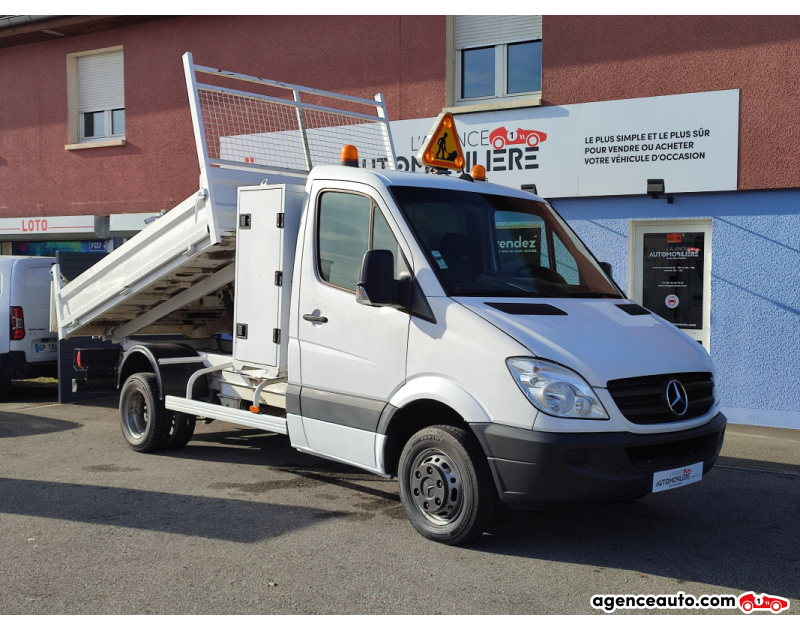 Achat voiture occasion, Auto occasion pas cher | Agence Auto Mercedes Sprinter 513 CDI 2.2 D 129 Benne Basculante TVA Blanc Année 2011 Manuelle Diesel