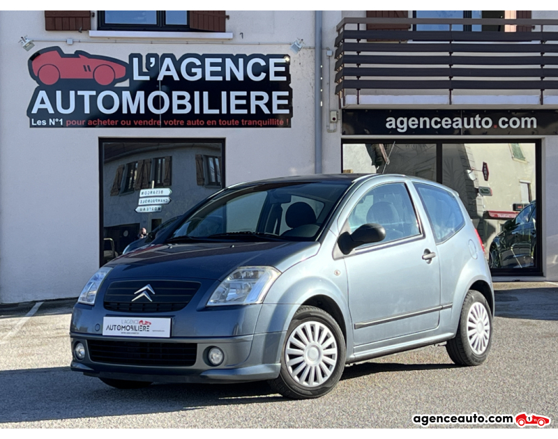 Achat voiture occasion, Auto occasion pas cher | Agence Auto Citroen C2 1.1 60 ch 42000 kms garantis Gris Année 2007 Manuelle Essence