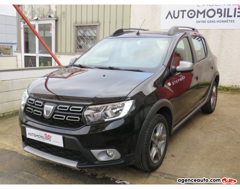 Gebrauchtwagenkauf, Günstige Gebrauchtwagen | Automobilienagentur Dacia Sandero stepway prestige 0.9 tce 90 cv Schwarz Jahr 2018 Hand-Schaltgetriebe Benzin