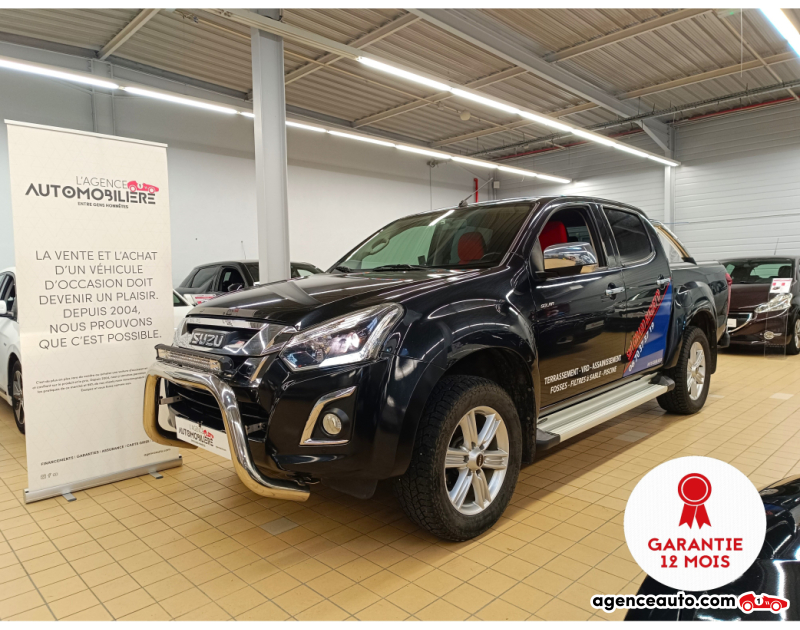 Compra de Coches Usados, Coches Usados Baratos %'|'% Agence Auto Isuzu D-Max I (3) DOUBLE CABINE SOLAR 4X4 1.9 BVA Noir Año 2018 Automatique Diesel