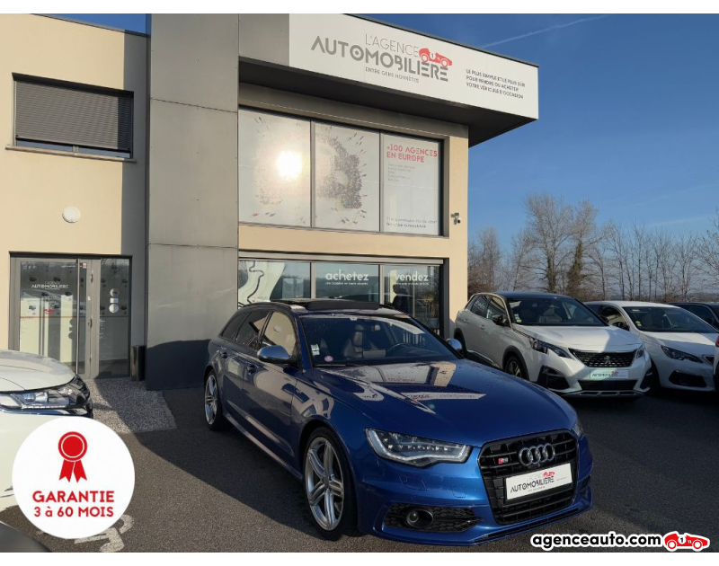 Achat voiture occasion, Auto occasion pas cher | Agence Auto Audi S6 Avant ABT V8 4.0 TFSi 540 CV Quattro S-Tronic 7 Bleu Année 2014 Automatique Essence