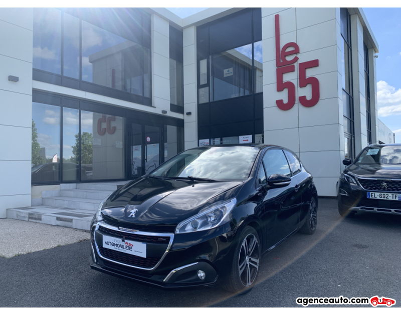 Compra de Carros Usados, Carros Usados Baratos | Auto Immo Peugeot 208 208 GT-line garantie constructeur 12 mois Entretien full Peugeot Noir Ano 2015 Manuelle Essence