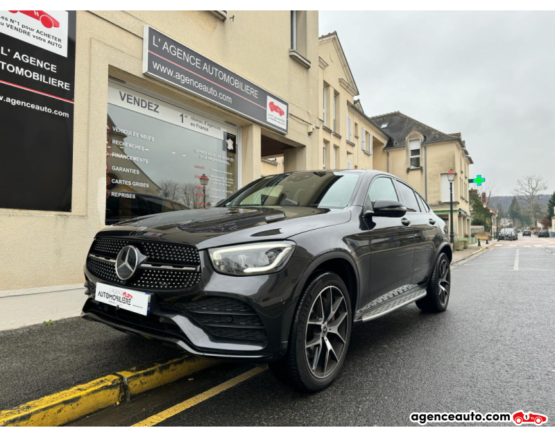 Aankoop Gebruikte Auto, Goedkope Gebruikte Auto | Agence Auto Mercedes Classe GLC EQ Power 300E 4MATIC 9G-TRONIC AMG-LINE Noir Jaar 2020 Automatique Hybride