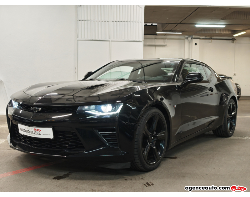 Achat voiture occasion, Auto occasion pas cher | Agence Auto Chevrolet Camaro V8 6.2 "RECARO" Performance "France" Noir Année 2018 Automatique Essence