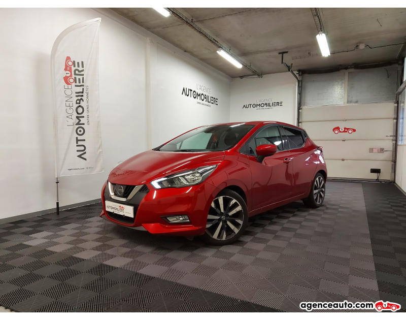 Achat voiture occasion, Auto occasion pas cher | Agence Auto Nissan Micra V 0.9 IG-T 90 BOSE PERSONAL EDITION + CAMERA Rouge Année 2017 Manuelle Essence