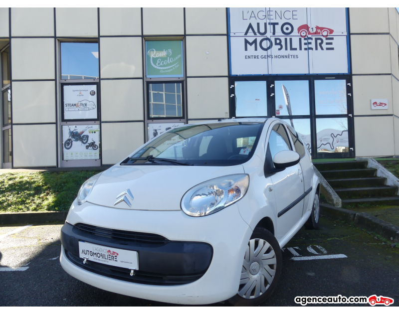 Achat voiture occasion, Auto occasion pas cher | Agence Auto Citroen C1 5 Portes 1.4 HDi 54 Garantie Blanc Année 2008 Manuelle Diesel