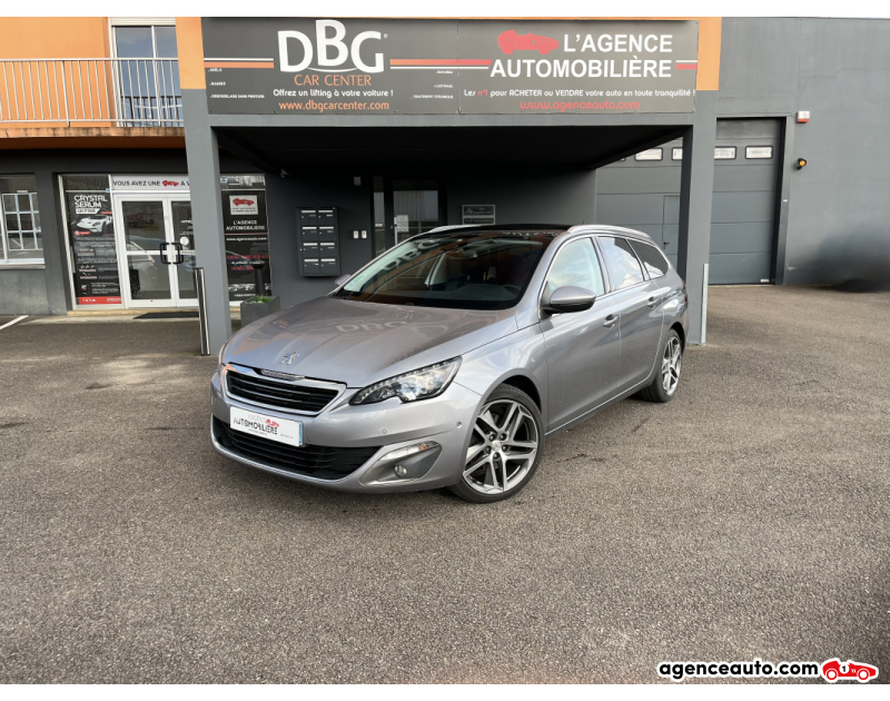 Achat voiture occasion, Auto occasion pas cher | Agence Auto Peugeot 308 SW 2.0 Blue HDi 150cv Allure - Toit panoramique/Sièges chauffants/Caméra/Régulateur Gris Année 2017 Manuelle Diesel