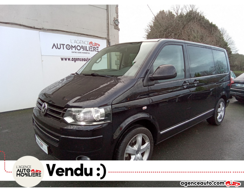Achat voiture occasion, Auto occasion pas cher | Agence Auto Volkswagen Transporter T5 MULTIVAN 2.0 TDI 180 BLUEMOTION HIGH LINE DSG BVA Noir Année 2011 Automatique Diesel