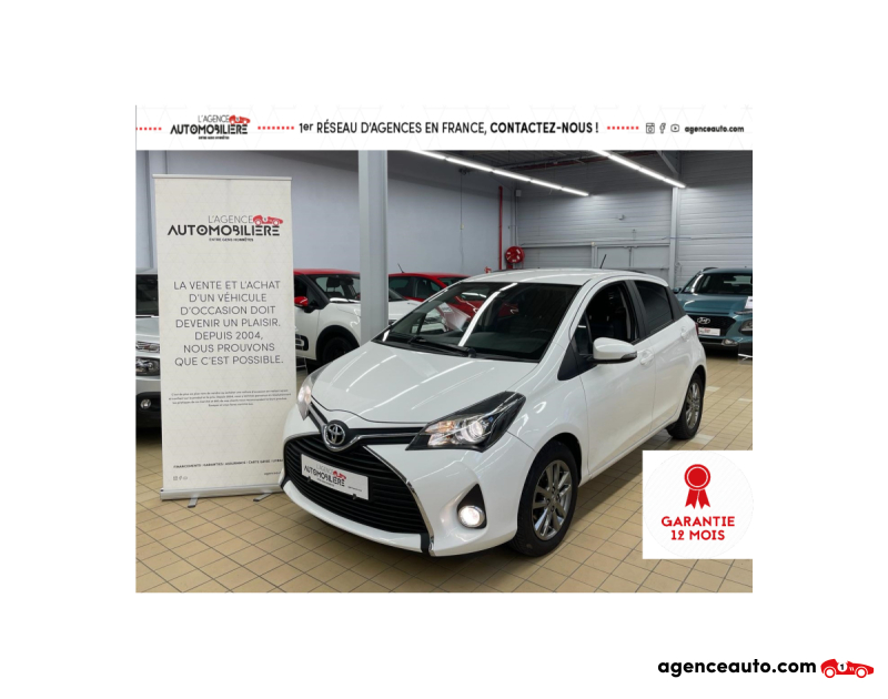 Achat voiture occasion, Auto occasion pas cher | Agence Auto Toyota Yaris Yaris 100 VVT-i TechnoLine Blanc Année 2017 Manuelle Essence