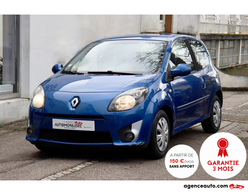 Achat voiture occasion, Auto occasion pas cher | Agence Auto Renault Twingo 1.2 i 75 Expression BVM5 (Clim, Roue de secours) Bleu Année 2009 Manuelle Essence