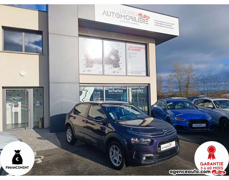 Gebrauchtwagenkauf, Günstige Gebrauchtwagen | Automobilienagentur Citroen C4 Cactus Phase 2 1.2 PureTech 110 cv Feel Mauve Jahr 2018 Manuelle Essence