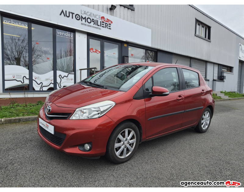 Achat voiture occasion, Auto occasion pas cher | Agence Auto Toyota Yaris 1.4 D-4D 90 TENDANCE Rouge Année 2012 Manuelle Diesel