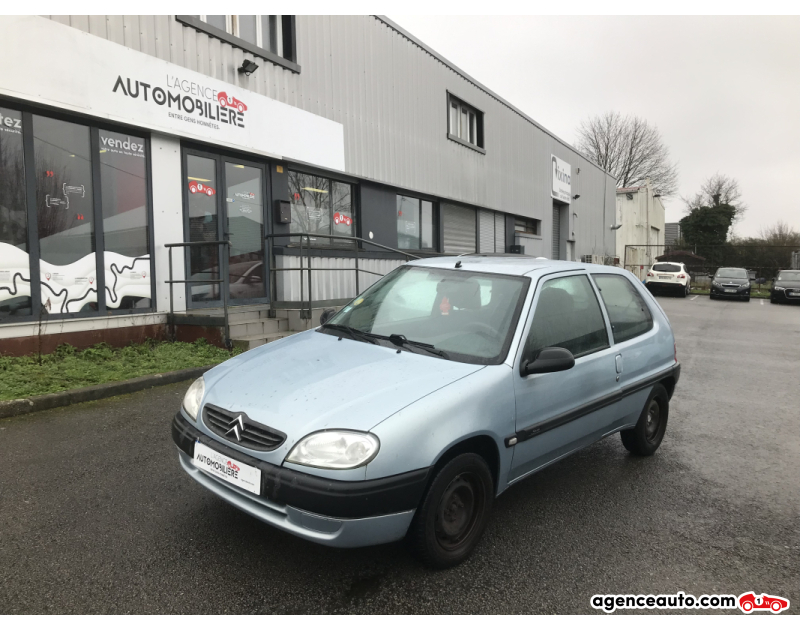 Achat voiture occasion, Auto occasion pas cher | Agence Auto Citroen Saxo 1.1 SX 60 CH FURIO Bleu Année 2003 Manuelle Essence