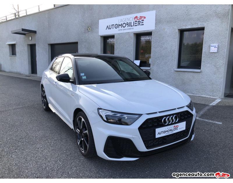 Achat voiture occasion, Auto occasion pas cher | Agence Auto Audi A1 2.0 40 TFSI 200 S LINE 1ère MAIN Blanc Année 2019 Automatique Essence
