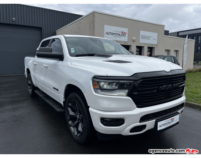 Achat voiture occasion, Auto occasion pas cher | Agence Auto Dodge Ram 5,7L V8 CREW CAB SPORT GPL / TVA récupérable Blanc Année 2018 Automatique GPL