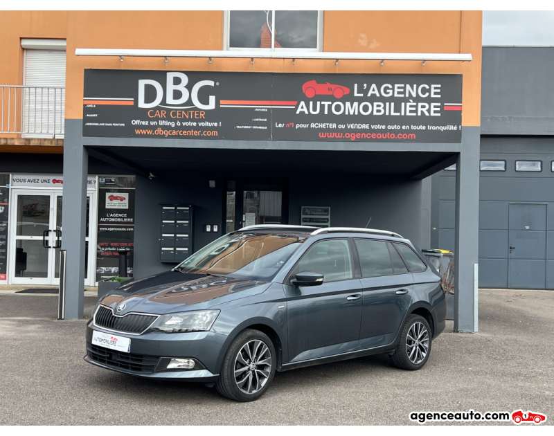 Achat voiture occasion, Auto occasion pas cher | Agence Auto Skoda Fabia Combi III 95 CV Drive 1ère main CT Vierge Révisé Carplay/Attelage Gris Année 2018 Manuelle Essence