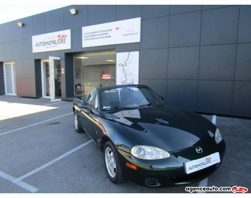 Aankoop Gebruikte Auto, Goedkope Gebruikte Auto | Agence Auto Mazda MX-5 1.6L 110 Cv Roadster Type NB Face-lift Vert Jaar 2002 Manuelle Essence