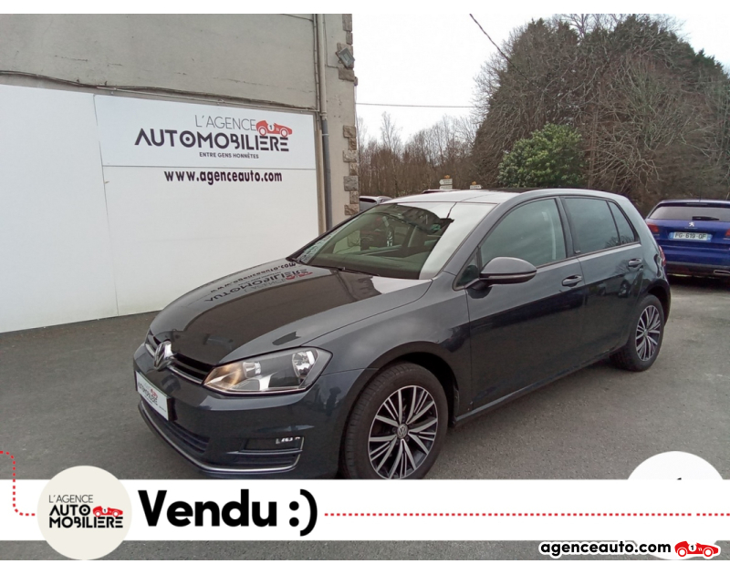 Achat voiture occasion, Auto occasion pas cher | Agence Auto Volkswagen Golf 1.4 TSI 125 BLUEMOTION ALLSTAR Noir Année 2016 Manuelle Essence