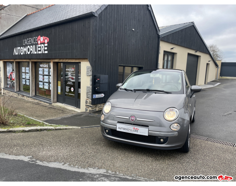 Achat voiture occasion, Auto occasion pas cher | Agence Auto Fiat 500 1.2 69 CH LOUNGE Gris Année 2013 Manuelle Essence