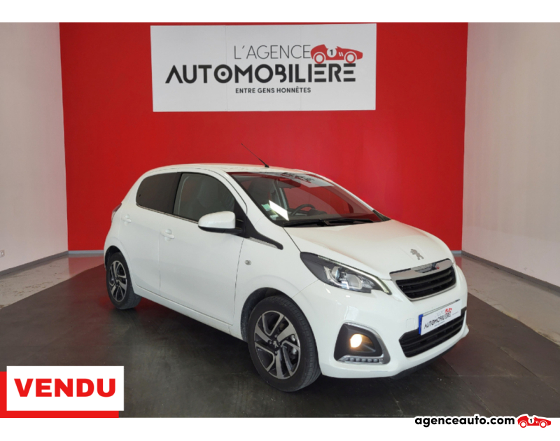 Achat voiture occasion, Auto occasion pas cher | Agence Auto Peugeot 108 PEUGEOT 108 1.0 VTI 72 S&S ALLURE 5P 1ERE MAIN MOTEUR A CHAINE Blanc Année 2020 Manuelle Essence