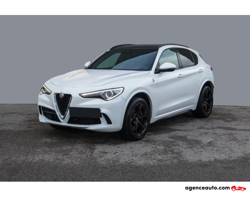 Compra de Carros Usados, Carros Usados Baratos | Auto Immo Alfa Romeo STELVIO 2.9 V6 510 Q4 QUADRIFOGLIO Blanc Ano 2018 Automatique Essence