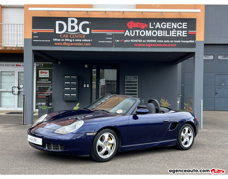 Gebrauchtwagenkauf, Günstige Gebrauchtwagen | Automobilienagentur Porsche Boxster S 986 3.2 i Roadster 252 CV Historique Complet CT Vierge Blau Jahr 2002 Hand-Schaltgetriebe Benzin