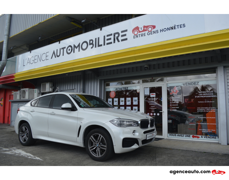 Gebrauchtwagenkauf, Günstige Gebrauchtwagen | Automobilienagentur Bmw X6 xDrive 30dA 258ch M Sport Blanc Jahr 2018 Automatique Diesel