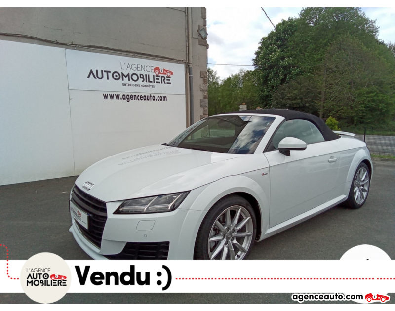 Achat voiture occasion, Auto occasion pas cher | Agence Auto Audi TT 1.8 TFSI 180 S-LINE Blanc Année 2016 Manuelle Essence