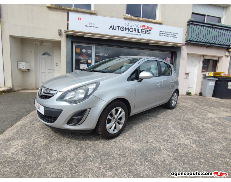 Gebrauchtwagenkauf, Günstige Gebrauchtwagen | Automobilienagentur Opel Corsa 5 portes Phase 2 1.2 i Twinport ecoFLEX 85 cv Chaine de distribution Gris Jahr 2014 Manuelle Essence