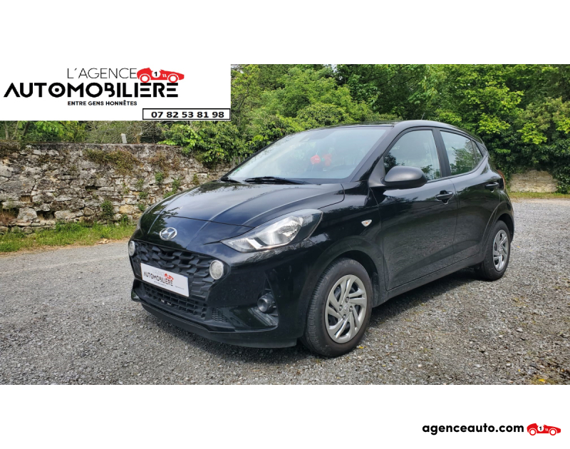 Achat voiture occasion, Auto occasion pas cher | Agence Auto Hyundai I10 1.0 67 Initia Noir Année 2022 Manuelle Essence