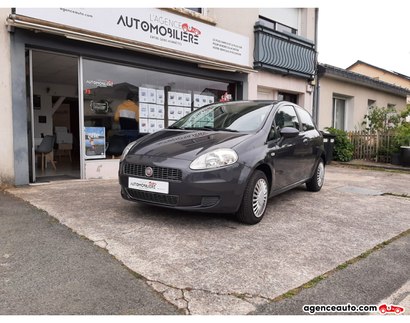 Achat voiture occasion, Auto occasion pas cher | Agence Auto Fiat Grande Punto 1.3 MultiJet 75 Pack Clim CT valide Noir Année 2009 Manuelle Diesel