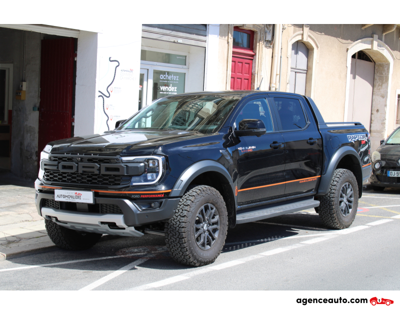 Achat voiture occasion, Auto occasion pas cher | Agence Auto Ford Raptor DOUBLE CABINE 3.0 ECOBOOST V6 290 RAPTOR 4X4 BVA START-STOP (TVA RECUPERABLE, PAS DE MALUS) Noir Année 2023 Automatique Essence