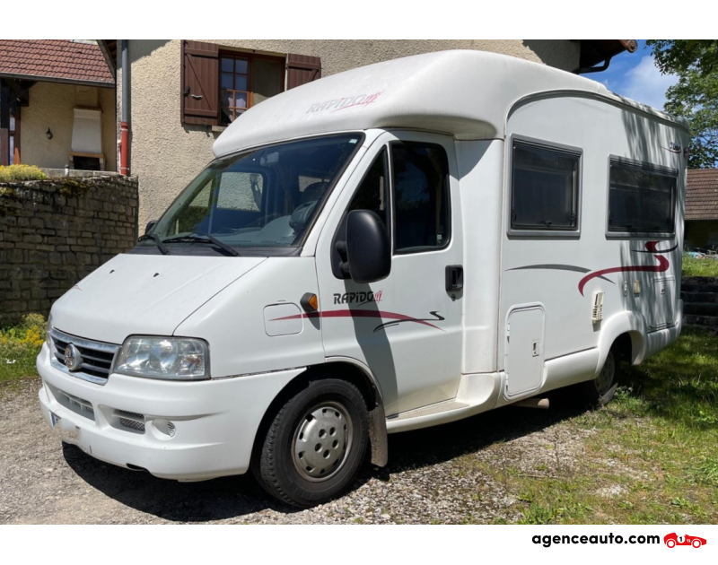 Gebrauchtwagenkauf, Günstige Gebrauchtwagen | Automobilienagentur Fiat Ducato Camping car 2.8 JTD Châssis cabine moyen 127 cv Blanc Jahr 2003 Manuelle Diesel