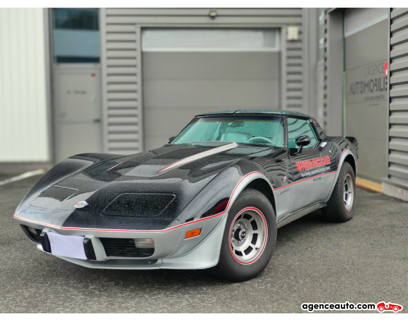 Compra de Coches Usados, Coches Usados Baratos %'|'% Agence Auto Chevrolet Corvette C3 5.7 V8 350Ci PACE CAR Noir Año 1978 Automatique Essence