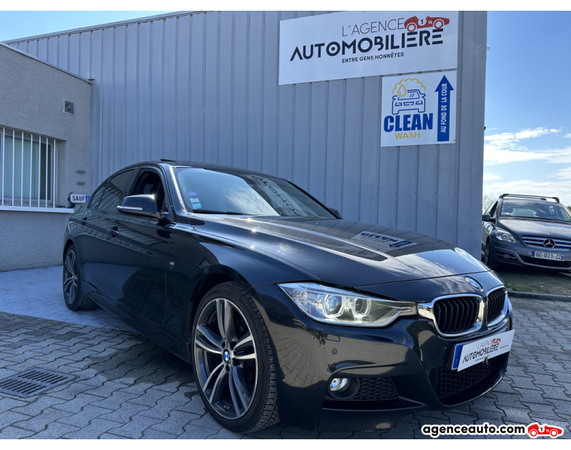 Gebrauchtwagenkauf, Günstige Gebrauchtwagen | Automobilienagentur Bmw Série 3 2.0 16V 184CV XDRIVE PACK M Noir Jahr 2014 Automatique Essence
