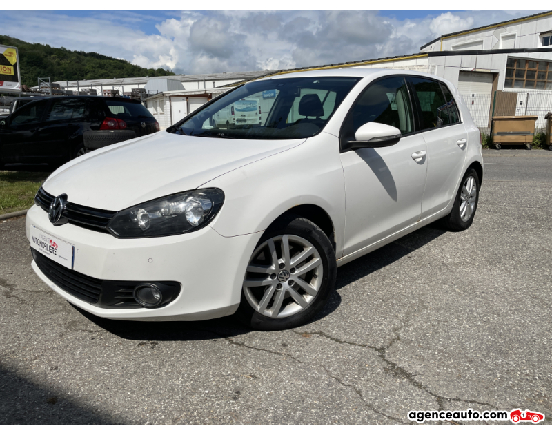 Acquisto Auto Usate, Auto Usate Economiche | Agenzia Automobiliare Volkswagen Golf VI (6) 2.0 TDI 140 CV 4Motion BVM6 Blanc Anno 2010 Manuelle Diesel
