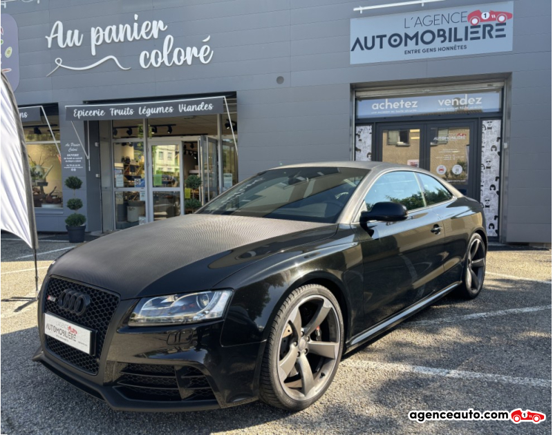 Achat voiture occasion, Auto occasion pas cher | Agence Auto Audi RS5 V8 4.2 450ch quattro Noir Année 2011 Automatique Essence