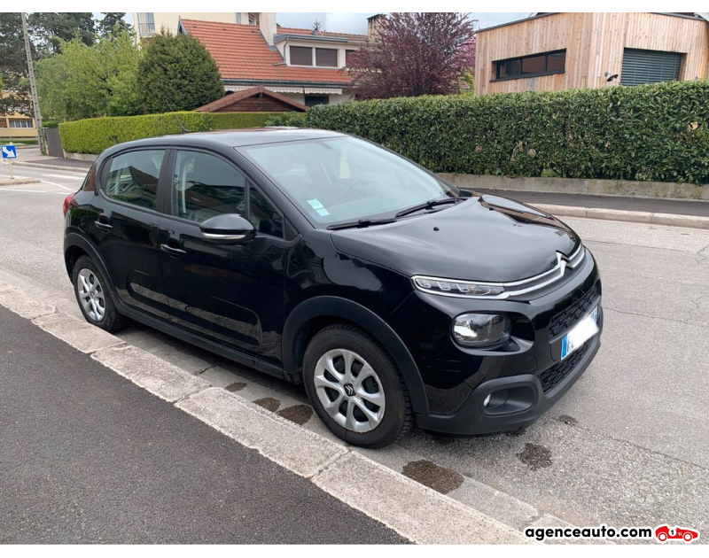 Achat voiture occasion, Auto occasion pas cher | Agence Auto Citroen C3 1.2 VTi PureTech 12V 83 CV Noir Année 2019 Manuelle Essence