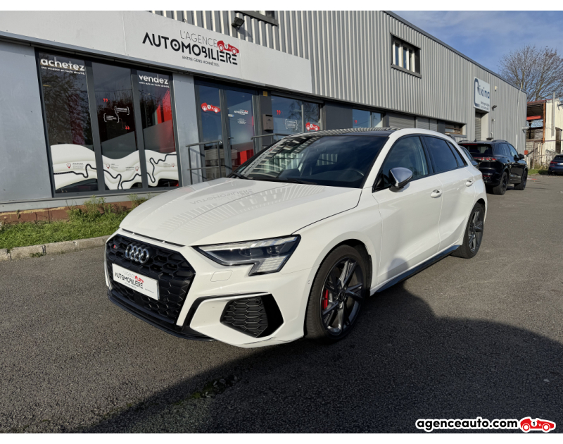 Aankoop Gebruikte Auto, Goedkope Gebruikte Auto | Agence Auto Audi S3 SPORTBACK 2.0 TFSI 310 CH S-TRONIC7 QUATTRO Blanc Jaar 2021 Automatique Essence