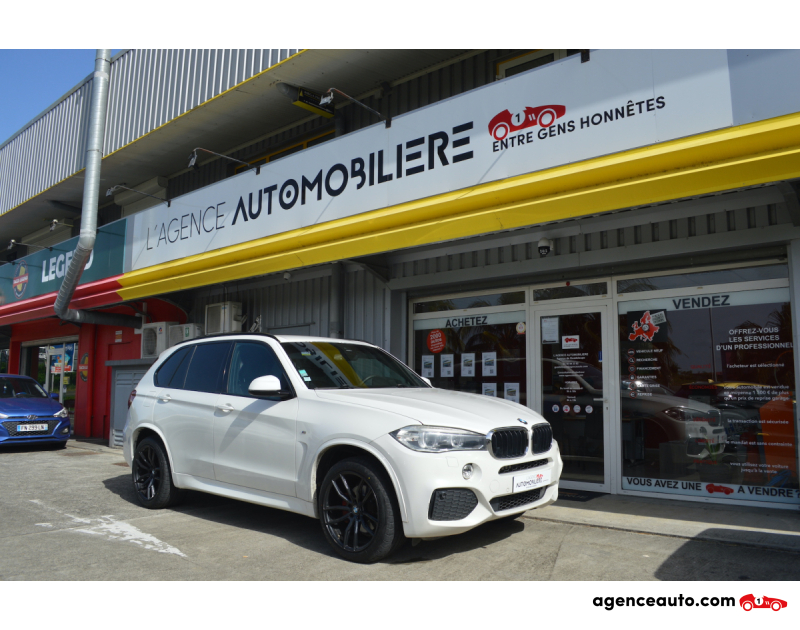 Achat voiture occasion, Auto occasion pas cher | Agence Auto Bmw X5 xDrive25dA 231ch M Sport Blanc Année 2016 Automatique Diesel