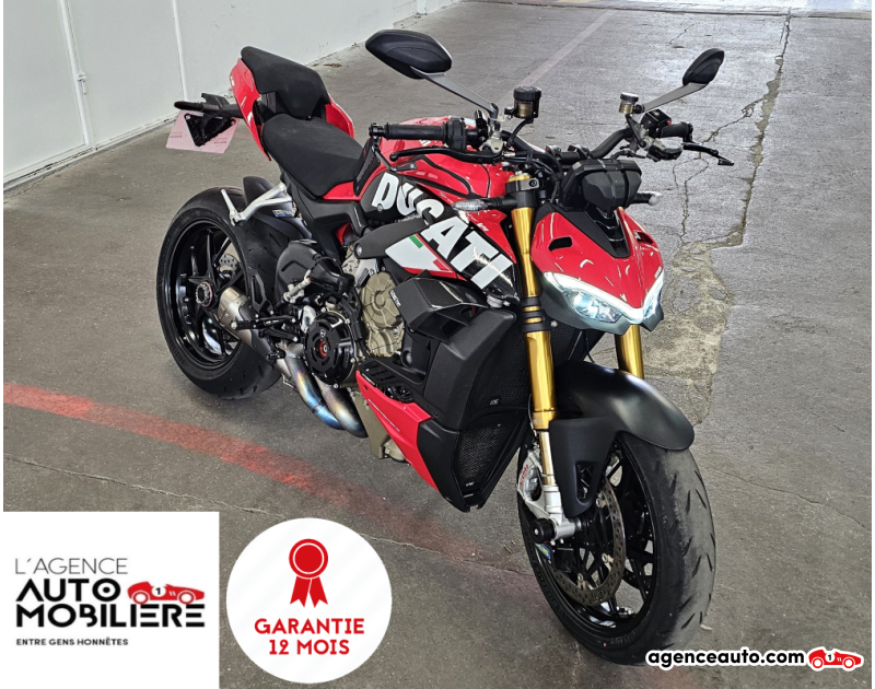 Gebrauchtwagenkauf, Günstige Gebrauchtwagen | Automobilienagentur Ducati Streetfighter V4 Rouge Jahr 2020 Manuelle Essence