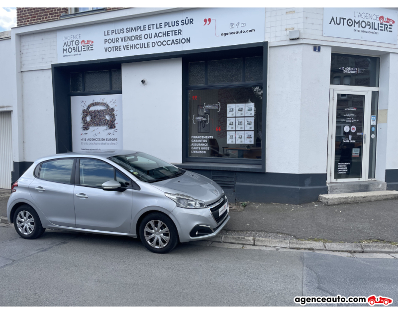 Achat voiture occasion, Auto occasion pas cher | Agence Auto Peugeot 208 I Phase 2 5 Portes 1.6 Blue HDi S&S 99 cv GARANTIE 12 MOIS Argent Année 2017 Manuelle Diesel